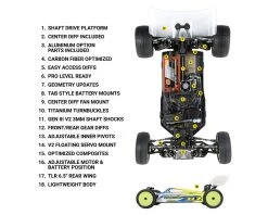 Team Losi Racing 22X-4 Elite 1/10 4WD Buggy Race Kit -Team Losi Racing Sales tlr03026 27