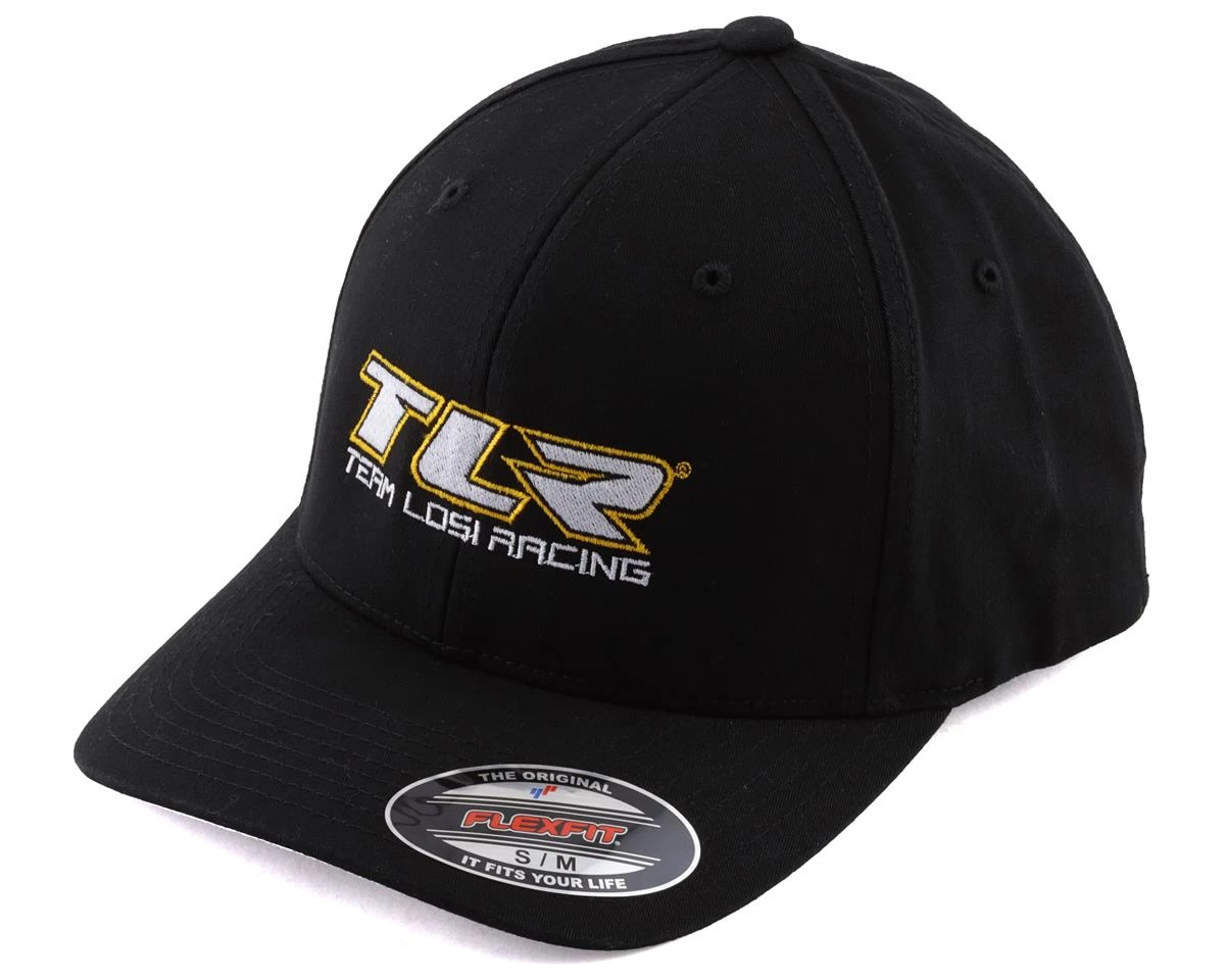 Team Losi Racing "TLR" Flex-Fit Hat (Black) (S/M) 2 Team Losi Racing "TLR" Flex-Fit Hat (Black) (S/M)