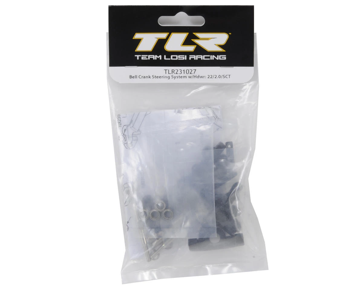 Team Losi Racing Bell Crank Steering System (22/2.0/T/SCT) 4 Team Losi Racing Bell Crank Steering System (22/2.0/T/SCT) - Image 2