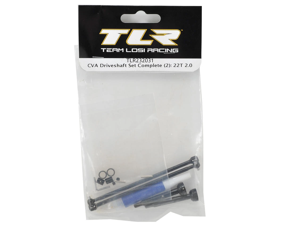Team Losi Racing Complete CVA Driveshaft Set (2) 4 Team Losi Racing Complete CVA Driveshaft Set (2) - Image 2