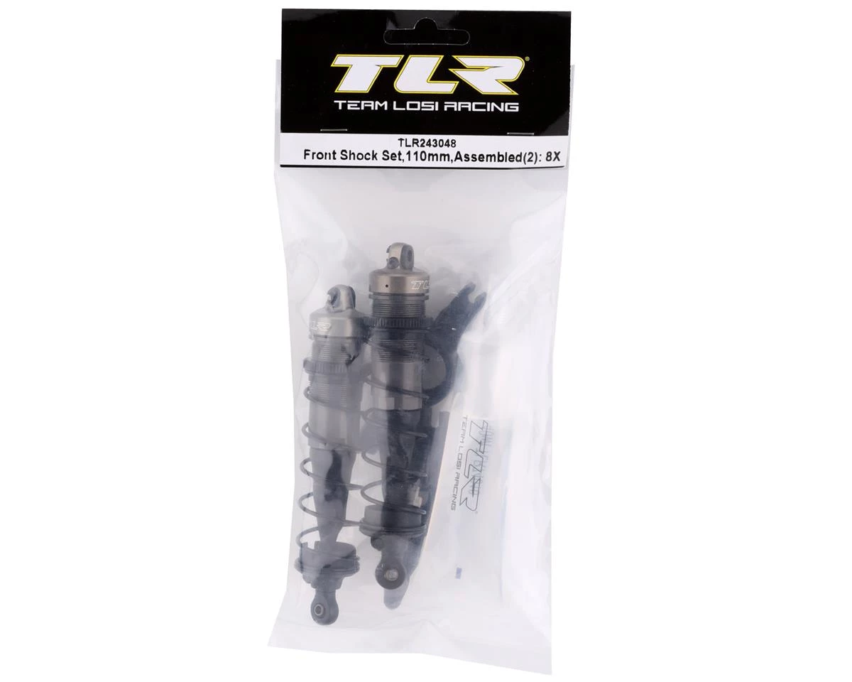 Team Losi Racing 110mm Assembled Front Shock Set w/40wt Shock Oil (2) 4 Team Losi Racing 110mm Assembled Front Shock Set w/40wt Shock Oil (2) - Image 2