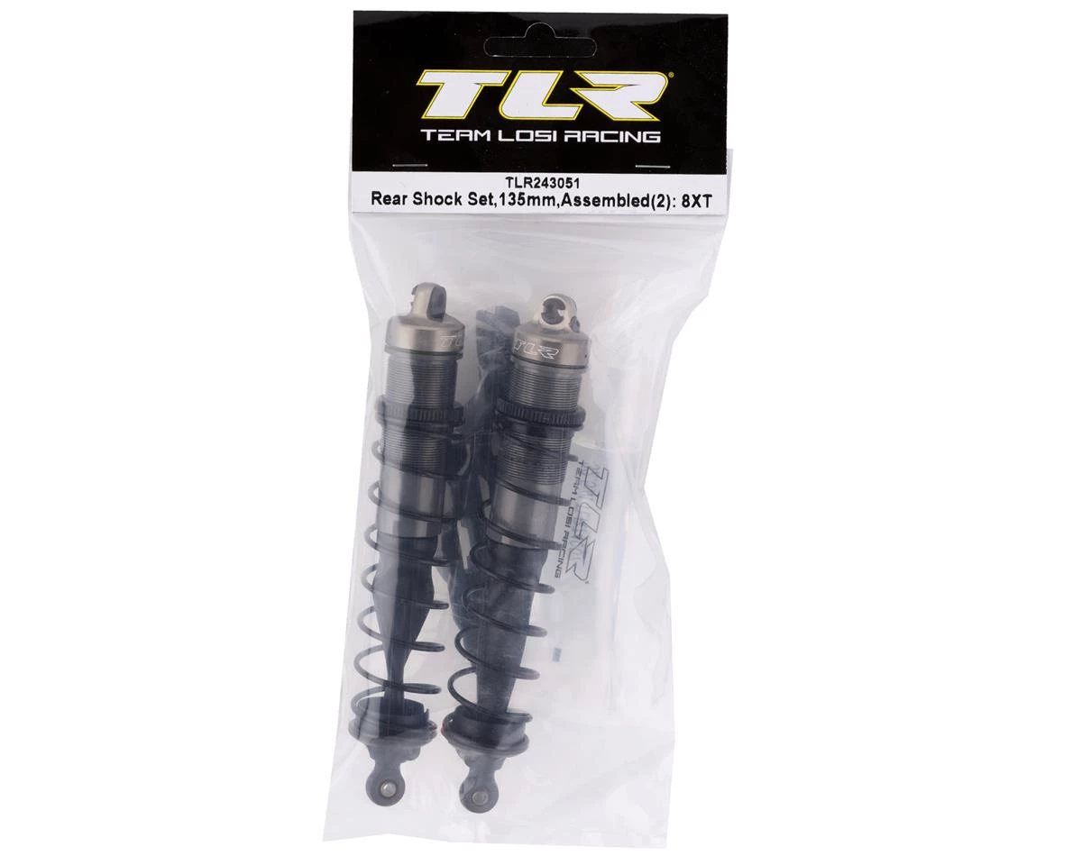 Team Losi Racing 135mm Assembled Rear Shock Set w/32.5wt Shock Oil (2) 4 Team Losi Racing 135mm Assembled Rear Shock Set w/32.5wt Shock Oil (2) - Image 2