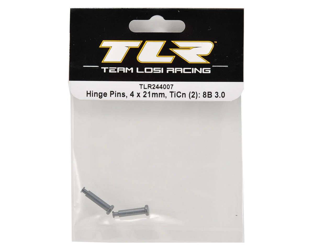 Team Losi Racing 4x21mm TiCn Nitride Hinge Pins (2) 4 Team Losi Racing 4x21mm TiCn Nitride Hinge Pins (2) - Image 2