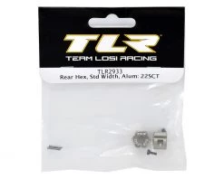 Team Losi Racing Aluminum Rear Hex Set (Standard Width) -Team Losi Racing Sales tlr2933 1