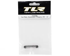 Team Losi Racing Aluminum 4° Low Roll Center Toe Plate (TLR 22) -Team Losi Racing Sales tlr2986 1