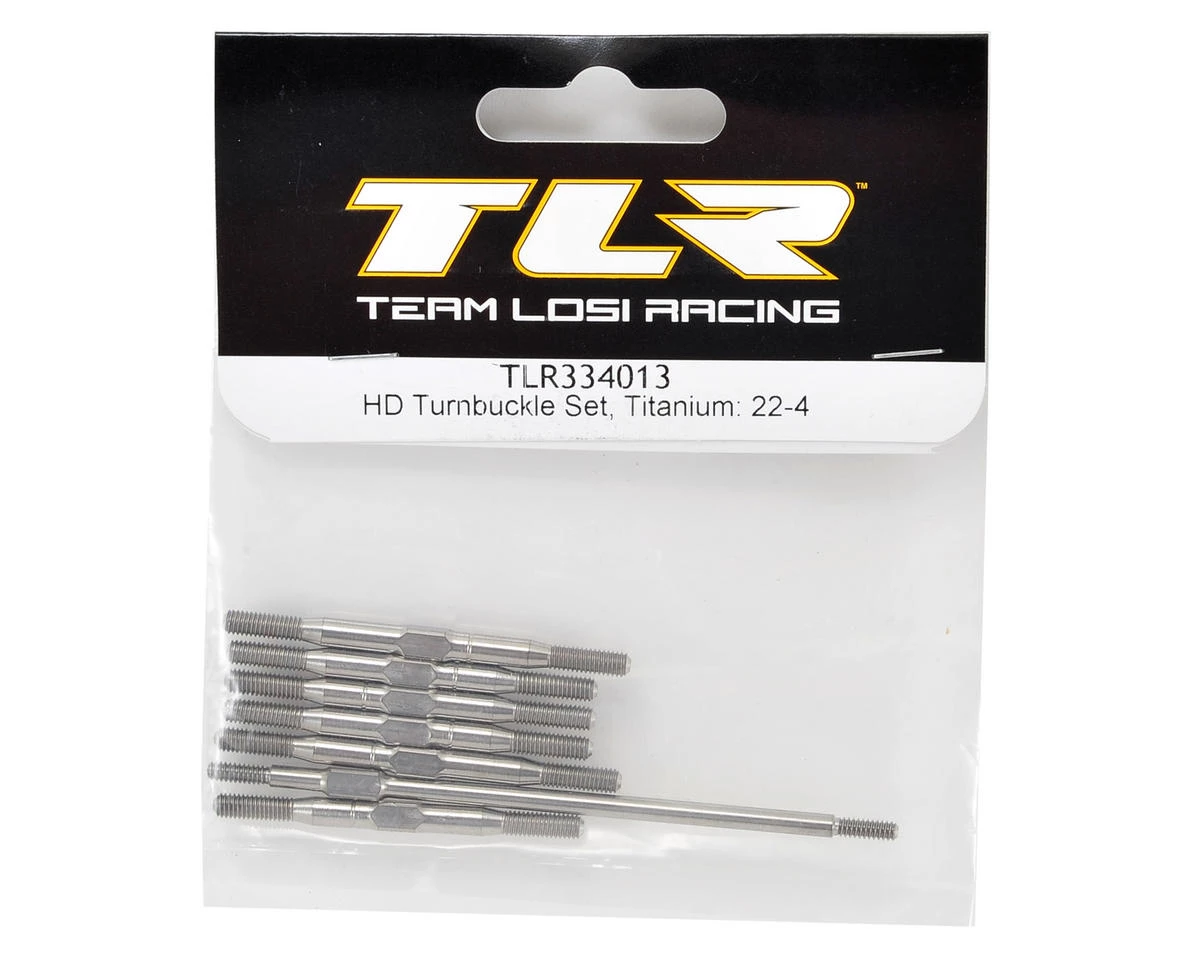 Team Losi Racing 22-4 Titanium Turnbuckle Set 4 Team Losi Racing 22-4 Titanium Turnbuckle Set - Image 2