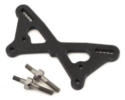 Team Losi Racing 22 5.0 +2mm Carbon Front Tower w/Titanium Standoffs