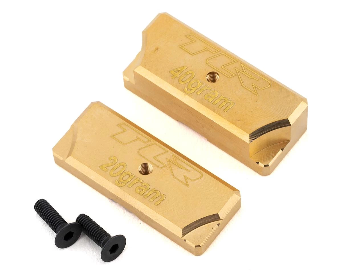 Team Losi Racing 8IGHT-X Brass Ballast Chassis Weight Set (20g & 40g) 3 Team Losi Racing 8IGHT-X Brass Ballast Chassis Weight Set (20g & 40g)