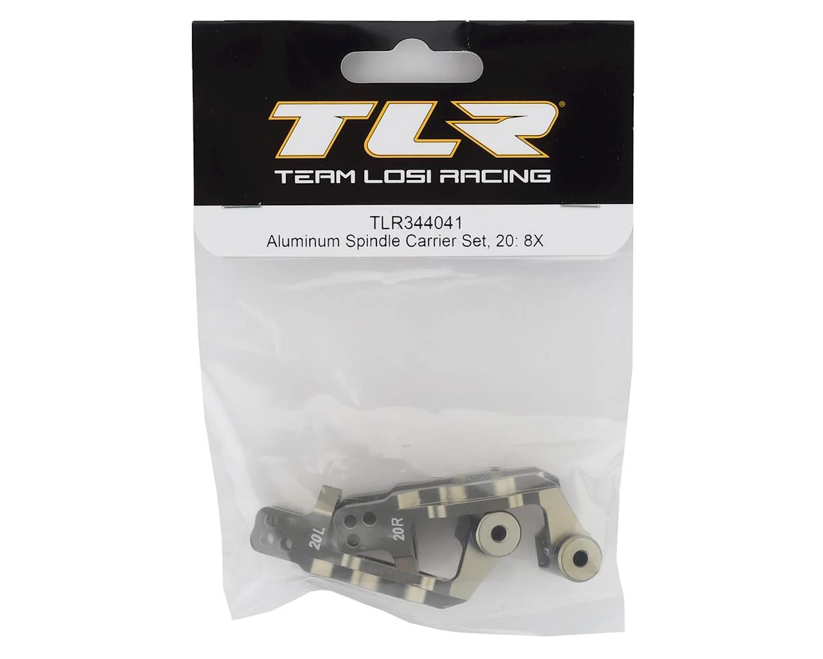 Team Losi Racing 8IGHT-X Aluminum 20 Deg Spindle Carrier Set 4 Team Losi Racing 8IGHT-X Aluminum 20 Deg Spindle Carrier Set - Image 2