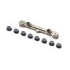 Team Losi Racing Adjustable Rear LRC Hinge Pin Br with Inserts: 8X