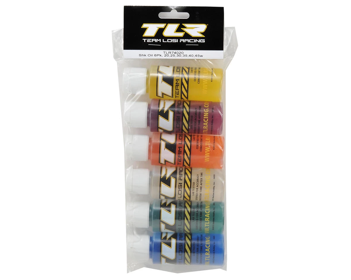 Team Losi Racing Silicone Shock Oil Six Pack (20, 25, 30, 35, 40, 45wt) (2oz) 4 Team Losi Racing Silicone Shock Oil Six Pack (20, 25, 30, 35, 40, 45wt) (2oz) - Image 2