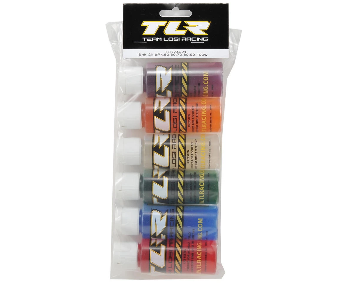 Team Losi Racing Silicone Shock Oil Six Pack (50, 60, 70, 80, 90, 100wt) (2oz) 4 Team Losi Racing Silicone Shock Oil Six Pack (50, 60, 70, 80, 90, 100wt) (2oz) - Image 2